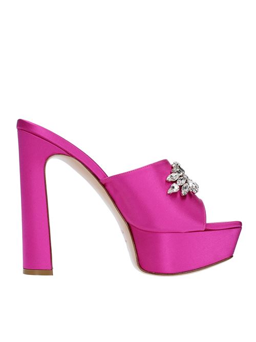 Satin mules LE SILLA | SANDALO NINFEA SATINORCHIDEA